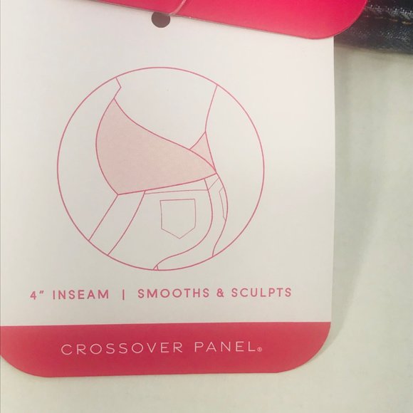 Isabel Maternity Women's Size 12 Crossover Panel Bermuda Blue Denim Short New - Picture 14 of 16